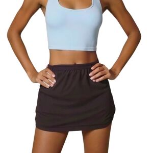 ATHLETA Womens Medium Black Skort Has Pockets